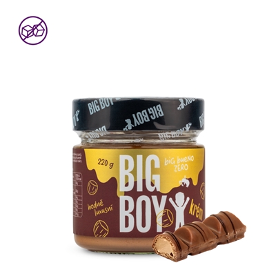 BIG BOY® Big Bueno zero - Jemný lískový krém s březovým cukrem 220g BIG BOY® Big Bueno zero - Jemný lískový krém s březovým cukrem 220g