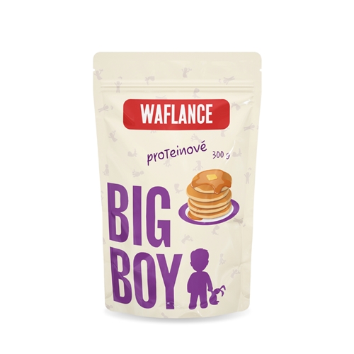 BIG BOY® Proteinové Waflance - sypká směs na přípravu vaflí a lívanců 300g EKO