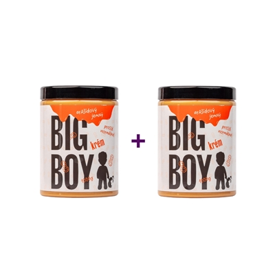 BIG BOY® Arašídový krém 1000g + BIG BOY® Arašídový krém 1000g
