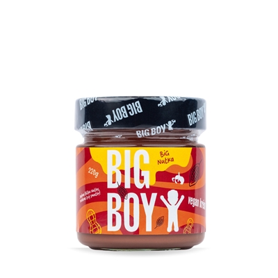 BIG BOY® Big Nutka - Arašídový krém s kakaem 220g BIG BOY® Big Nutka - Arašídový krém s kakaem 220g