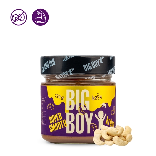 BIG BOY® Kešu krém super smooth 220g BIG BOY® Kešu krém super smooth 220g