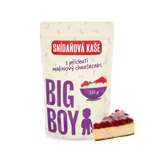 BIG BOY® Kaše malinový cheesecake 350g BIG BOY® Kaše malinový cheesecake 350g