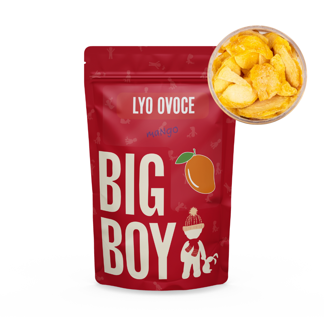 Big Boy Mango plátky lyofilizované, Eko varianta, 130 g
