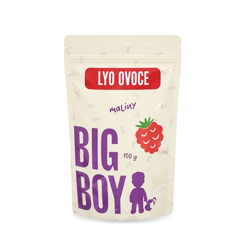 BIG BOY® Maliny celé lyofilizované 100g Eko varianta