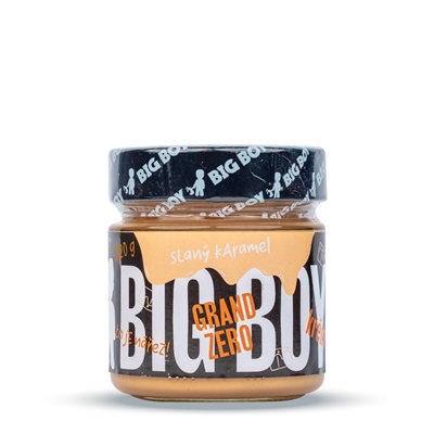BIG BOY® Grand zero s příchutí slaný karamel 220g BIG BOY® Grand zero s příchutí slaný karamel 220g