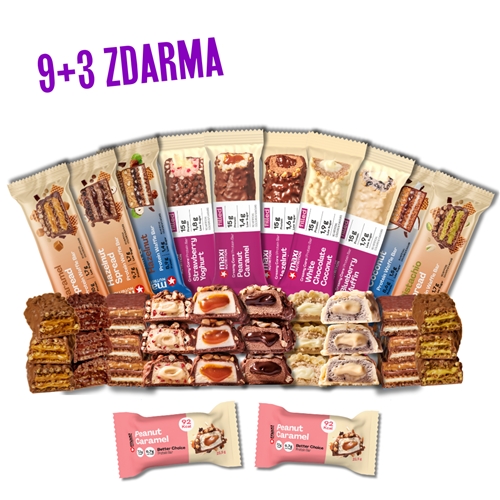 Creamy Core & Waffle Protein Bar 9 + 3