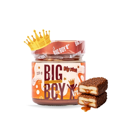 BIG BOY® Big King - Krém s lískovými ořechy s mlékem a karamelem 220g