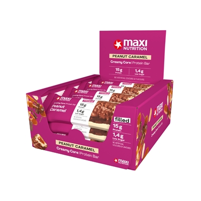 Creamy Core Protein Bar peanut caramel 12x45g
