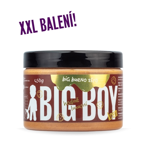 BIG BOY® Big Bueno zero - Jemný lískový krém s březovým cukrem 450g