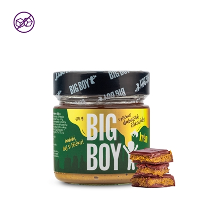 BIG BOY® Pistáciový krém s příchutí dubajské čokolády 170g BIG BOY® Pistáciový krém s příchutí dubajské čokolády 170g