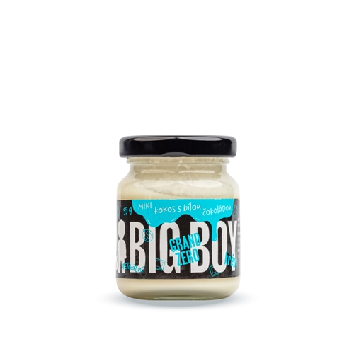 BIG BOY® Mini Grand Zero s kokosem a bílou čokoládou 55g