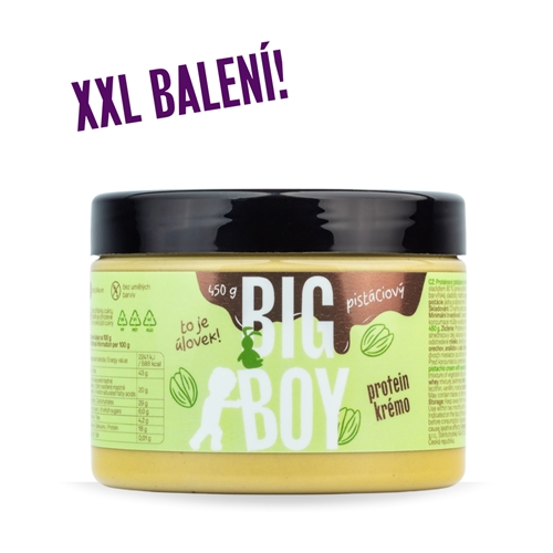 BIG BOY® Protein Kremo pistáciový - Proteinový pistáciový krém 450g