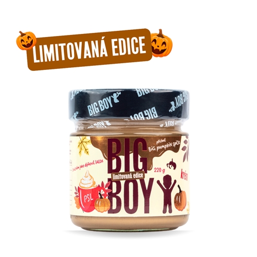 BIG BOY® BIG Pumpkin spice - Arašídový krém s příchutí dýňového koření 220g