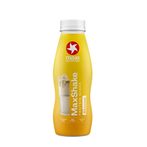 MaxShake Proteinový nápoj s banánovou příchutí 330 ml MaxShake Proteinový nápoj s banánovou příchutí 330 ml