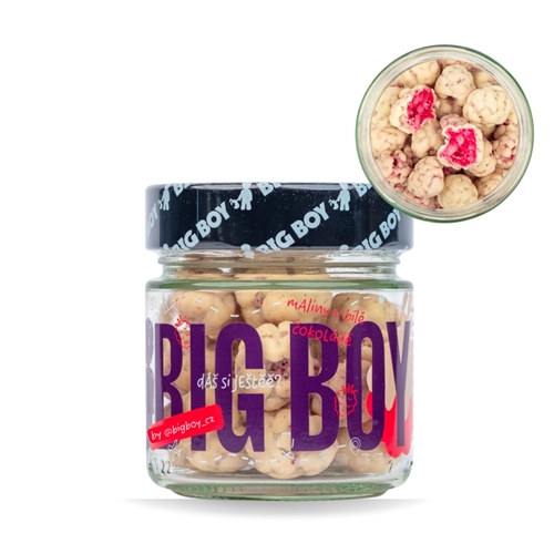 BIG BOY® Maliny v bílé čokoládě 70g