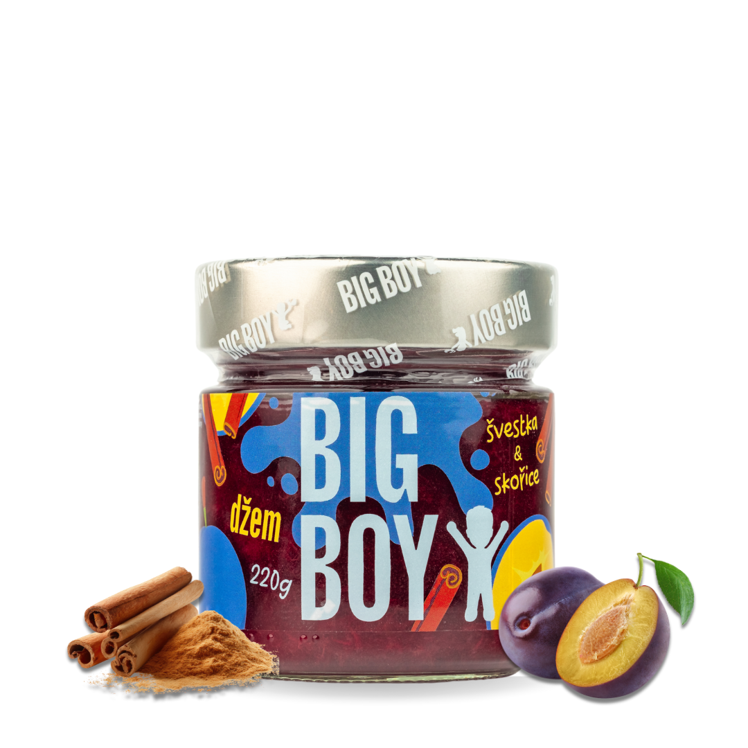 BIG BOY® Švestkový džem se skořicí 220g