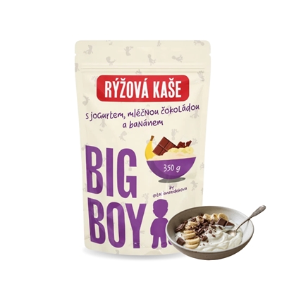 BIG BOY® Rýžová kaše s jogurtem by @tatianazidekova 350 g BIG BOY® Rýžová kaše s jogurtem by @tatianazidekova 350 g
