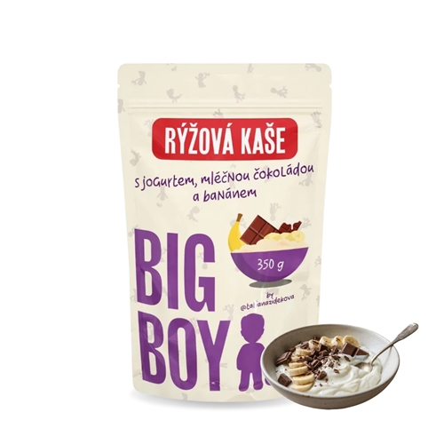 BIG BOY® Rýžová kaše s jogurtem by @tatianazidekova 350 g BIG BOY® Rýžová kaše s jogurtem by @tatianazidekova 350 g