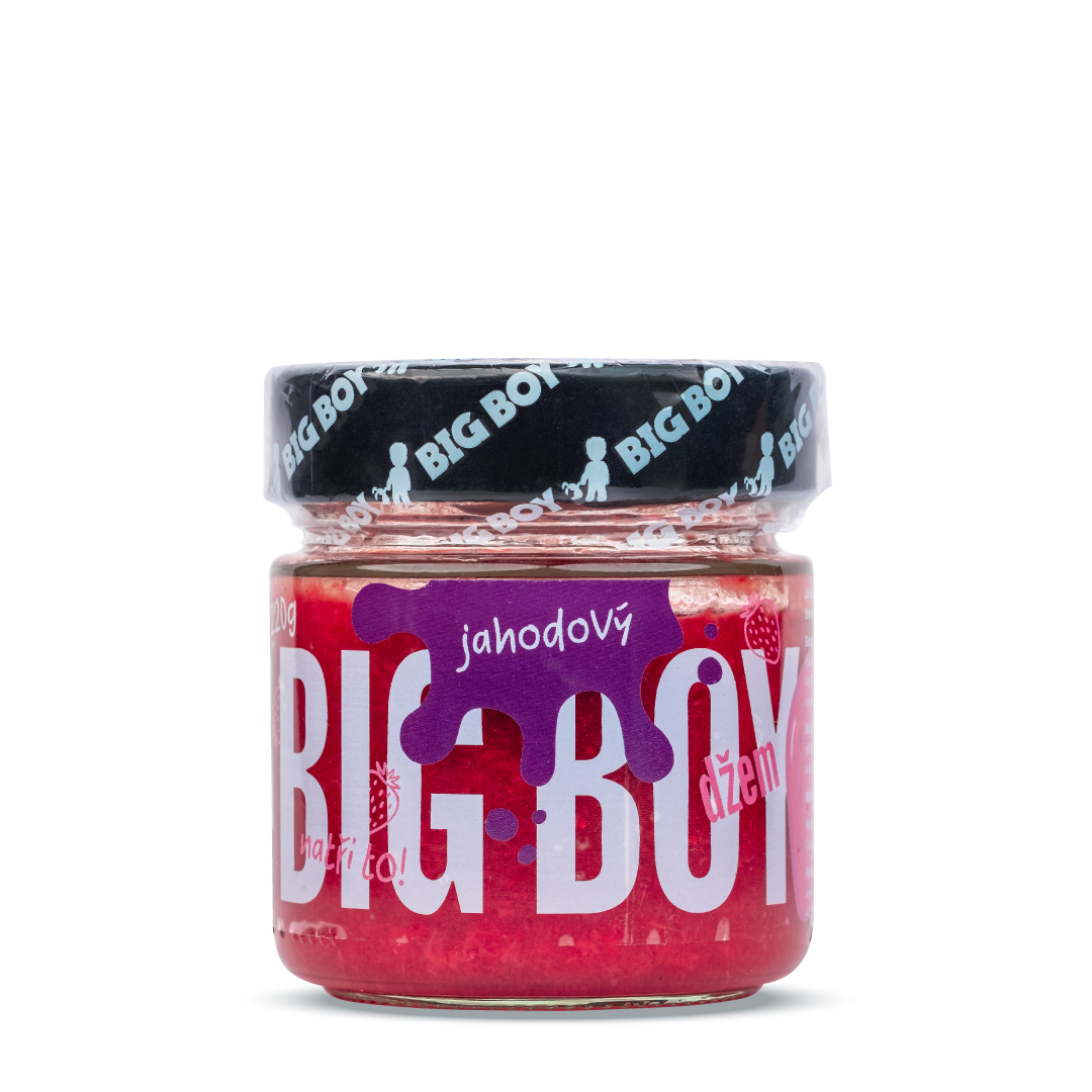 BIG BOY® Jahodový džem s xylitolem 220g