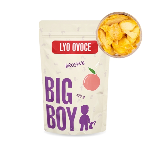 BIG BOY® Broskve plátky lyofilizované 120 g