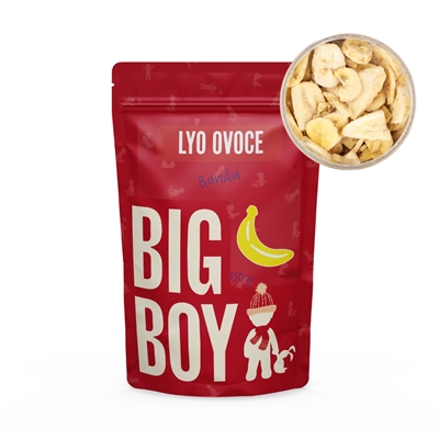 BIG BOY® Banán plátky lyofilizované 150 g