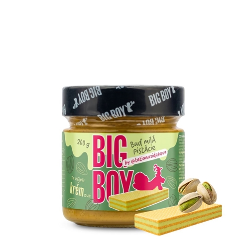 BIG BOY® Buď Milá, pistácie 200 g by @tatianazidekova BIG BOY® Buď Milá, pistácie 200 g by @tatianazidekova