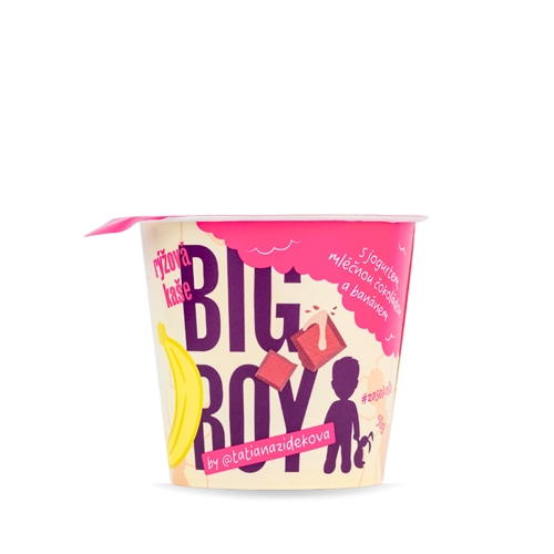 BIG BOY® Rýžová kaše s jogurtem by @tatianazidekova v kelímku 50g BIG BOY® Rýžová kaše s jogurtem by @tatianazidekova v kelímku 50g