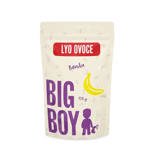 BIG BOY® Banán plátky lyofilizované 150 g Eko varianta