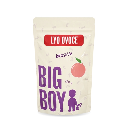 BIG BOY® Broskve plátky lyofilizované 120 g Eko varianta