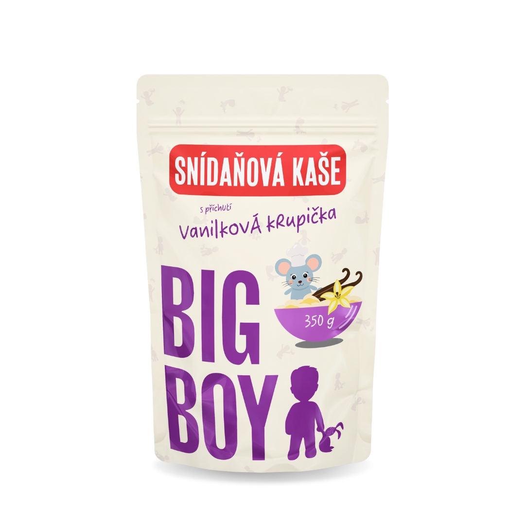 BIG BOY® Rýžová kaše s Vanilková krupička 350g