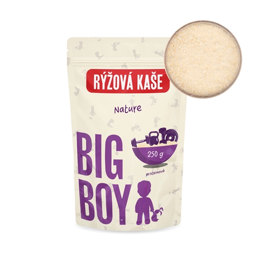 BIG BOY® Rýžová proteinová kaše Nature 250g Eko varianta