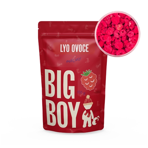 BIG BOY® Maliny celé lyofilizované 100g