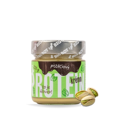 BIG BOY® Protein Kremo pistáciový - Proteinový pistáciový krém 220g