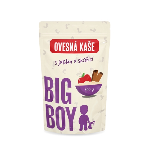 BIG BOY® Ovesná kaše s jablky a skořicí 300g