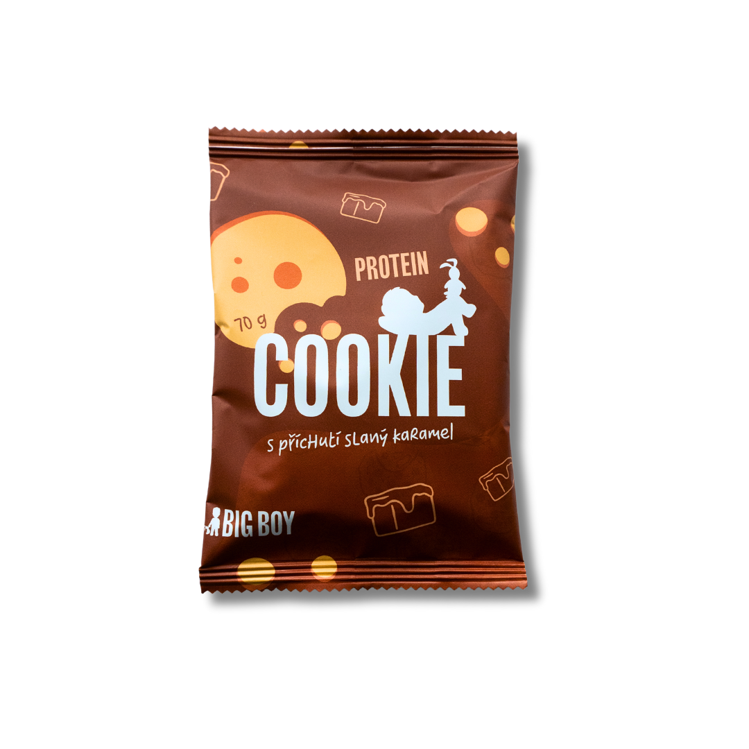 BIG BOY® Cookie s příchutí slaný karamel 70 g