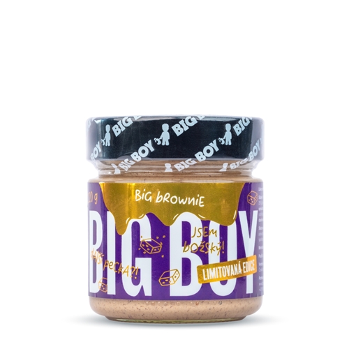 BIG BOY® Big Brownie - Lískový krém s kešu a bílou čokoládou 220g