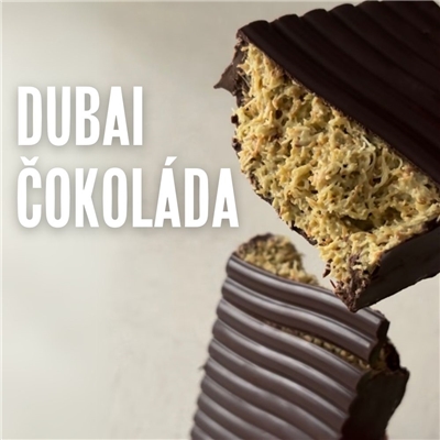 RECEPT: Luxusní Dubai čokoláda! RECEPT: Luxusní Dubai čokoláda!