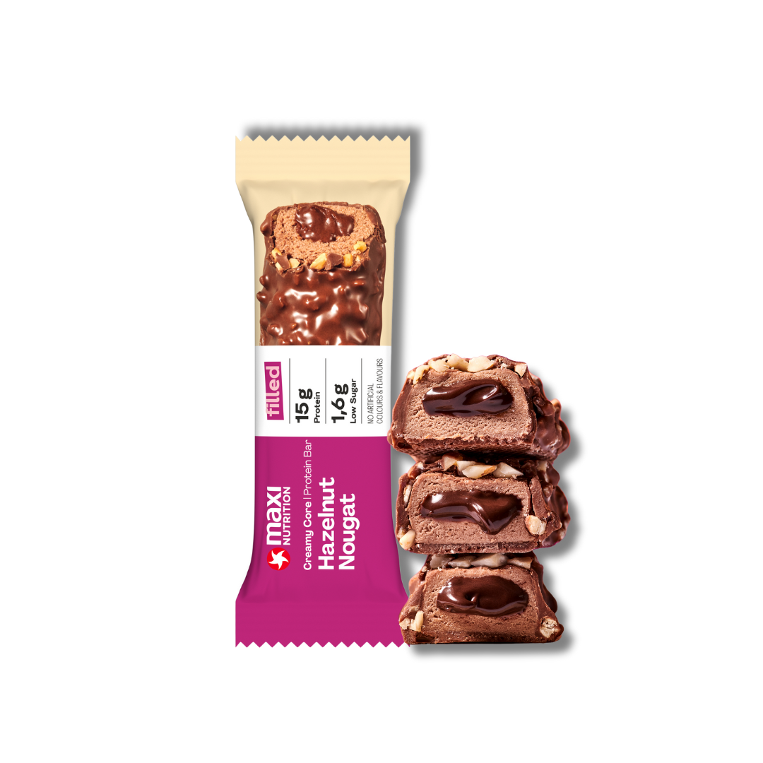 Maxi Nutrition Creamy Core Protein Bar 45 g - lískový oříšek/ nugát