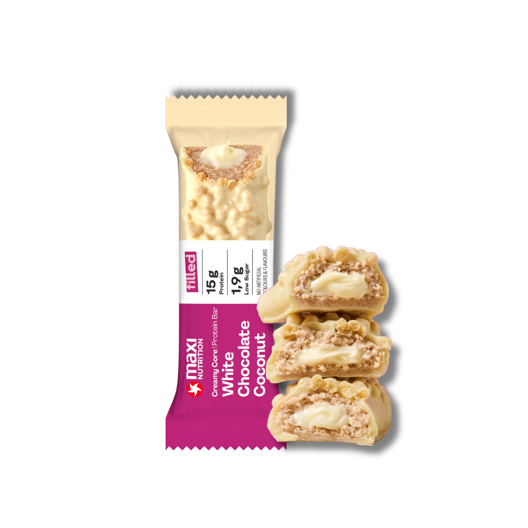 Maxi Nutrition Creamy Core Protein Bar 45 g - bílá čokoláda/ kokos
