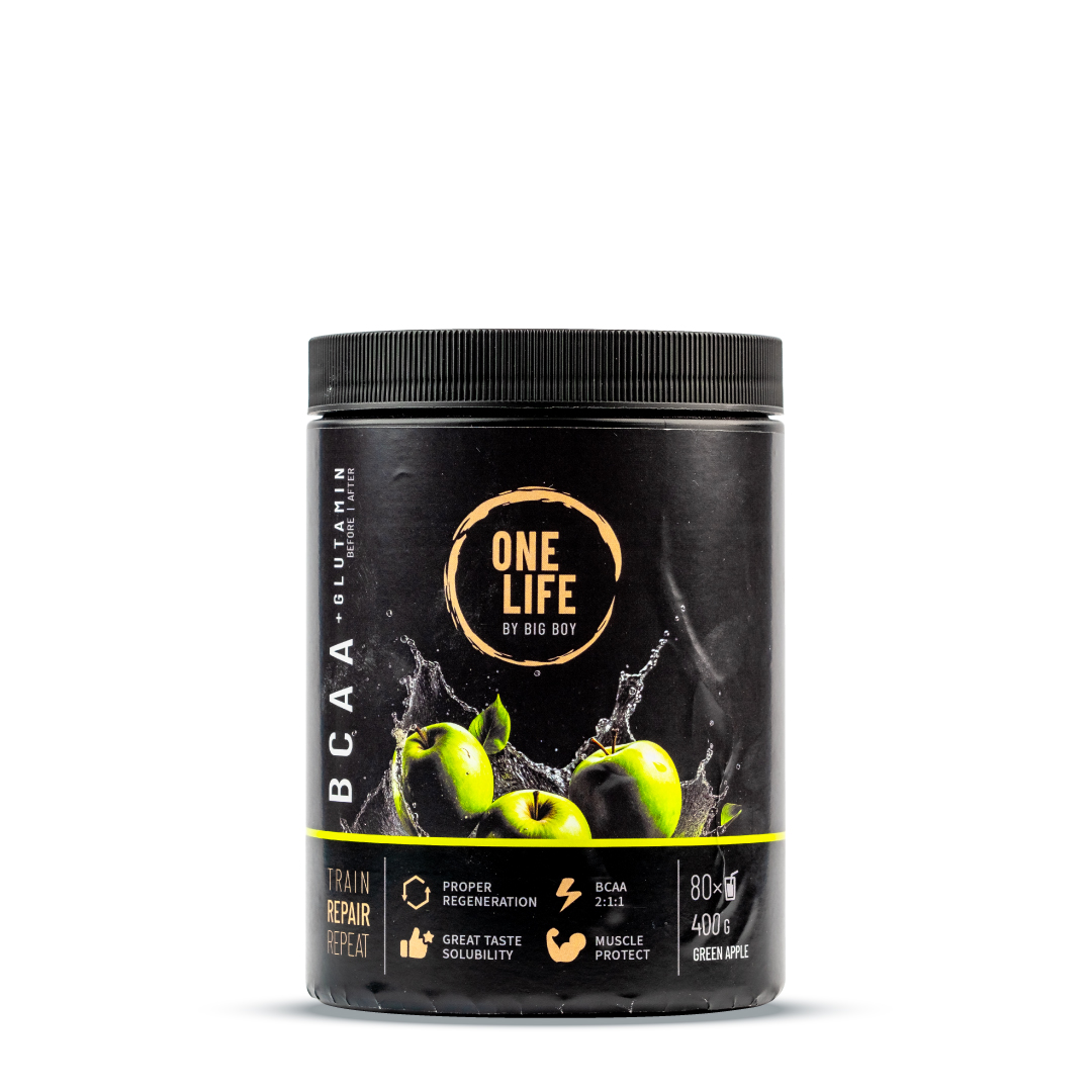 Levně ONE LIFE BCAA zelené jablko 400g