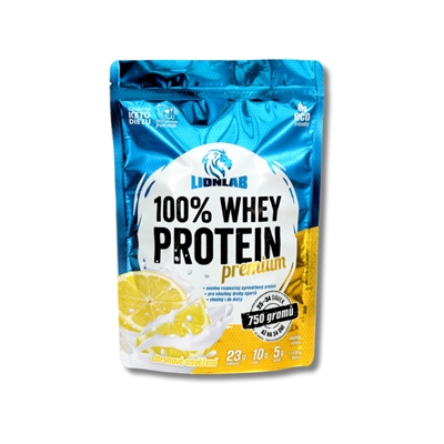Lionlab: 100 % Whey Protein-citronové osvěžení 750 g