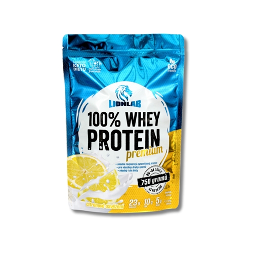 Lionlab: 100 % Whey Protein-citronové osvěžení 750 g