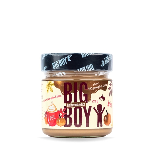 BIG BOY® BIG Pumpkin spice - Arašídový krém s příchutí dýňového koření 220g