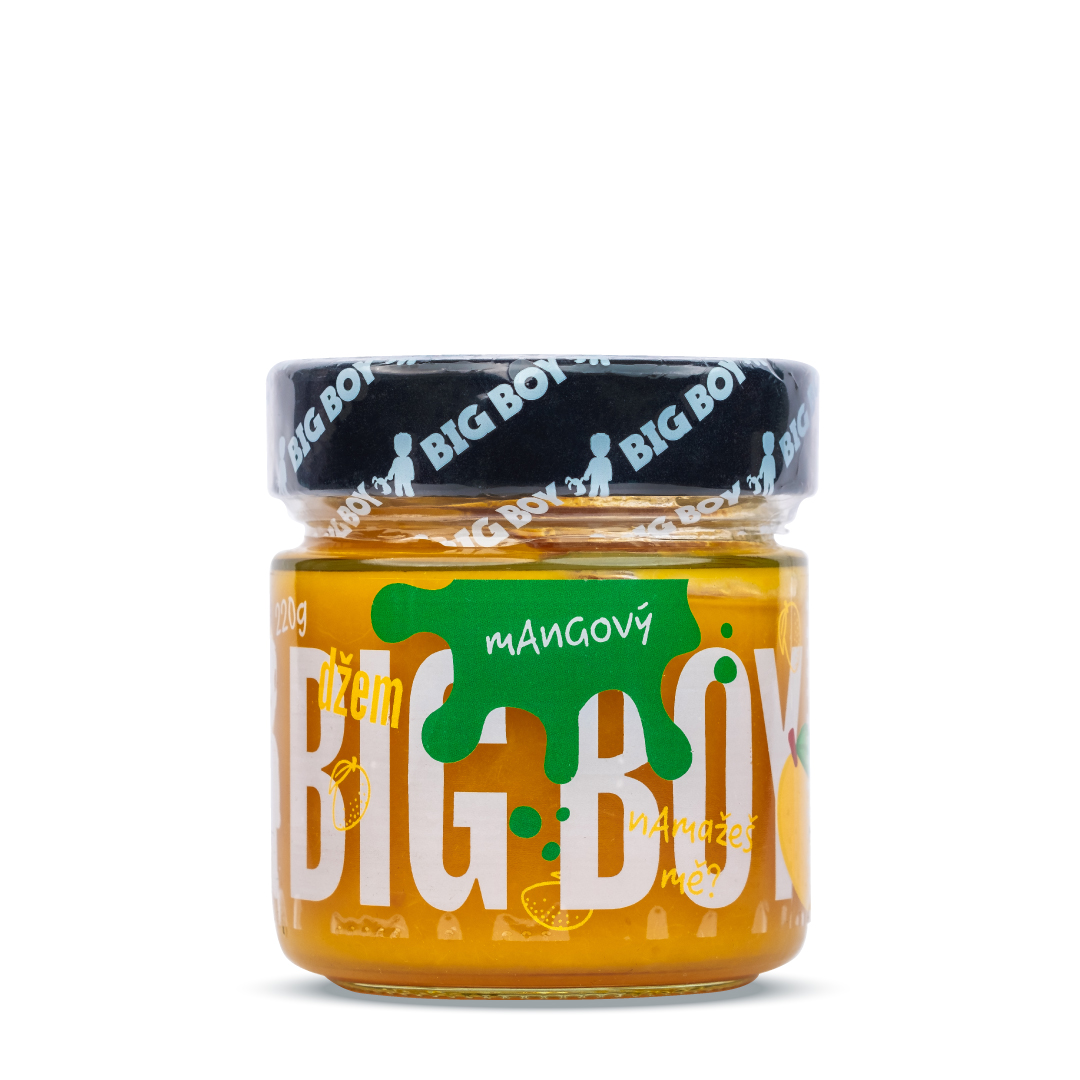 BIG BOY® Mangový džem bez přidaného cukru 220g