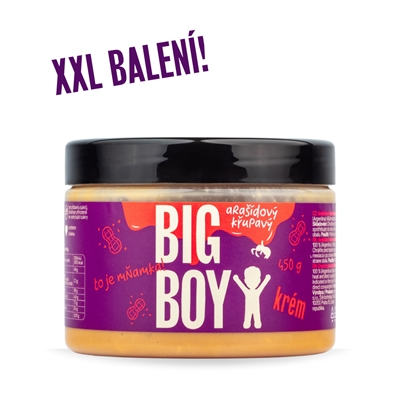 BIG BOY® Arašídový krém křupavý 450 g