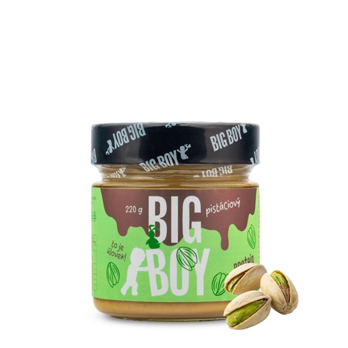 BIG BOY® Protein Kremo pistáciový - Proteinový pistáciový krém 220g BIG BOY® Protein Kremo pistáciový - Proteinový pistáciový krém 220g