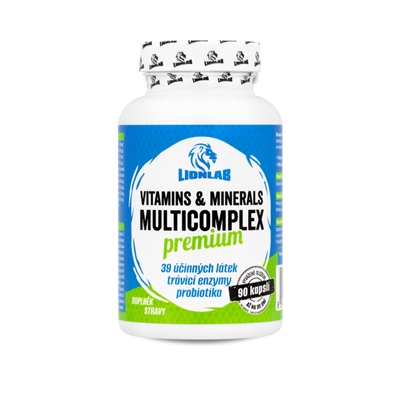 Lionlab: Vitamins & Minerals Premium Multicomplex, 90 cps Lionlab: Vitamins & Minerals Premium Multicomplex, 90 cps