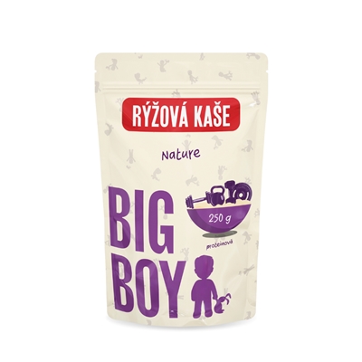 BIG BOY® Rýžová proteinová kaše Nature 250g BIG BOY® Rýžová proteinová kaše Nature 250g