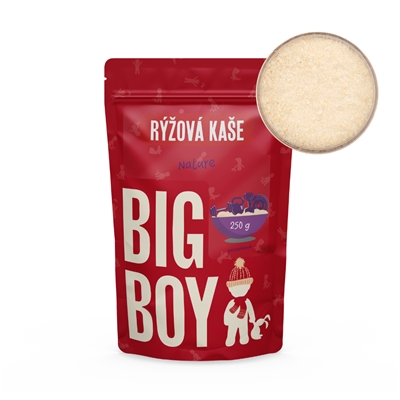 BIG BOY® Rýžová proteinová kaše Nature 250g BIG BOY® Rýžová proteinová kaše Nature 250g