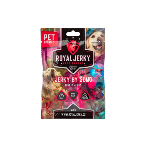 Royal Jerky: Jerky by Sumo (krůtí sušené maso s bylinkami) 22g